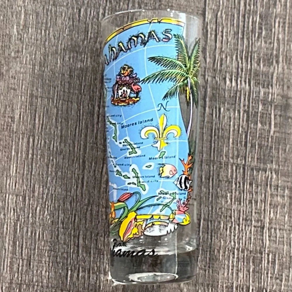 💞 The Bahamas Map Souvenir Shot Glass